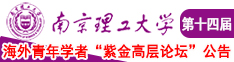 亚州色逼女日逼南京理工大学第十四届海外青年学者紫金论坛诚邀海内外英才！